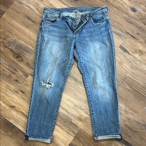 Kut Classic Blue Distressed Women Jeans